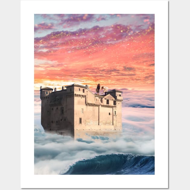 Imaginary castle Wall Art by Illusory contours